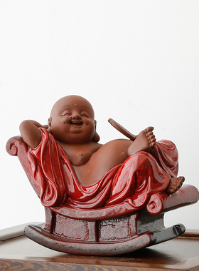 状元陶瓷摆放中式茶盘创意摆件