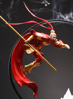 新中式风倒流齐天大圣空间香炉