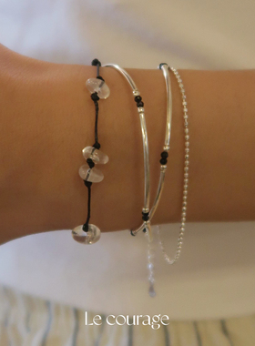 Le courage | 低调百搭S925纯银小球素链细手链手绳 叠戴