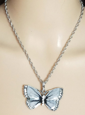 合金项链滴油时尚风吊坠