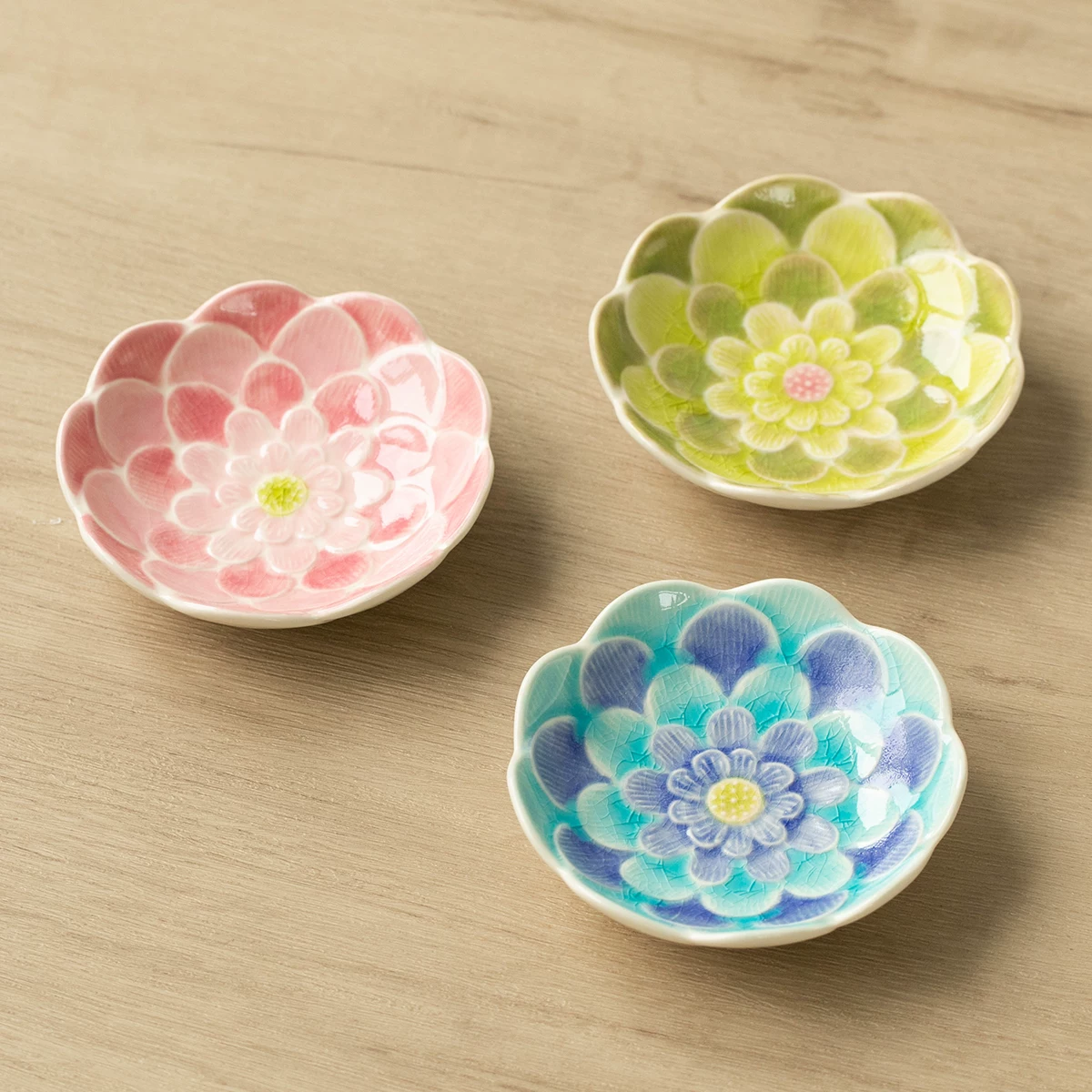 Japan imported Seto -handed hand -painted undergladeed ceramic disc