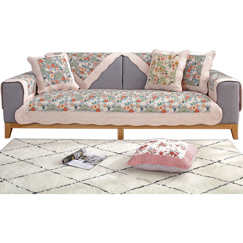 韩式外贸纯棉布艺沙发垫防滑2025四季通用全棉简约现代坐垫套罩巾,淘宝优惠券,粉丝福利购,淘宝优惠卷