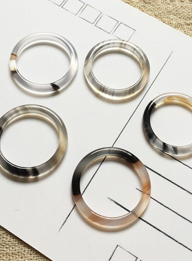 天然戒指冰种小众设计情侣