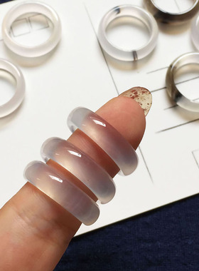 其他男女玉髓时尚戒指