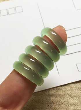 玛瑙戒指玉指环轻奢情侣款