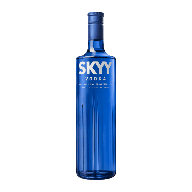 单瓶蓝天伏特加进口深蓝伏特加原味SKYY VODKA洋酒烈酒鸡尾酒基酒 - 图3