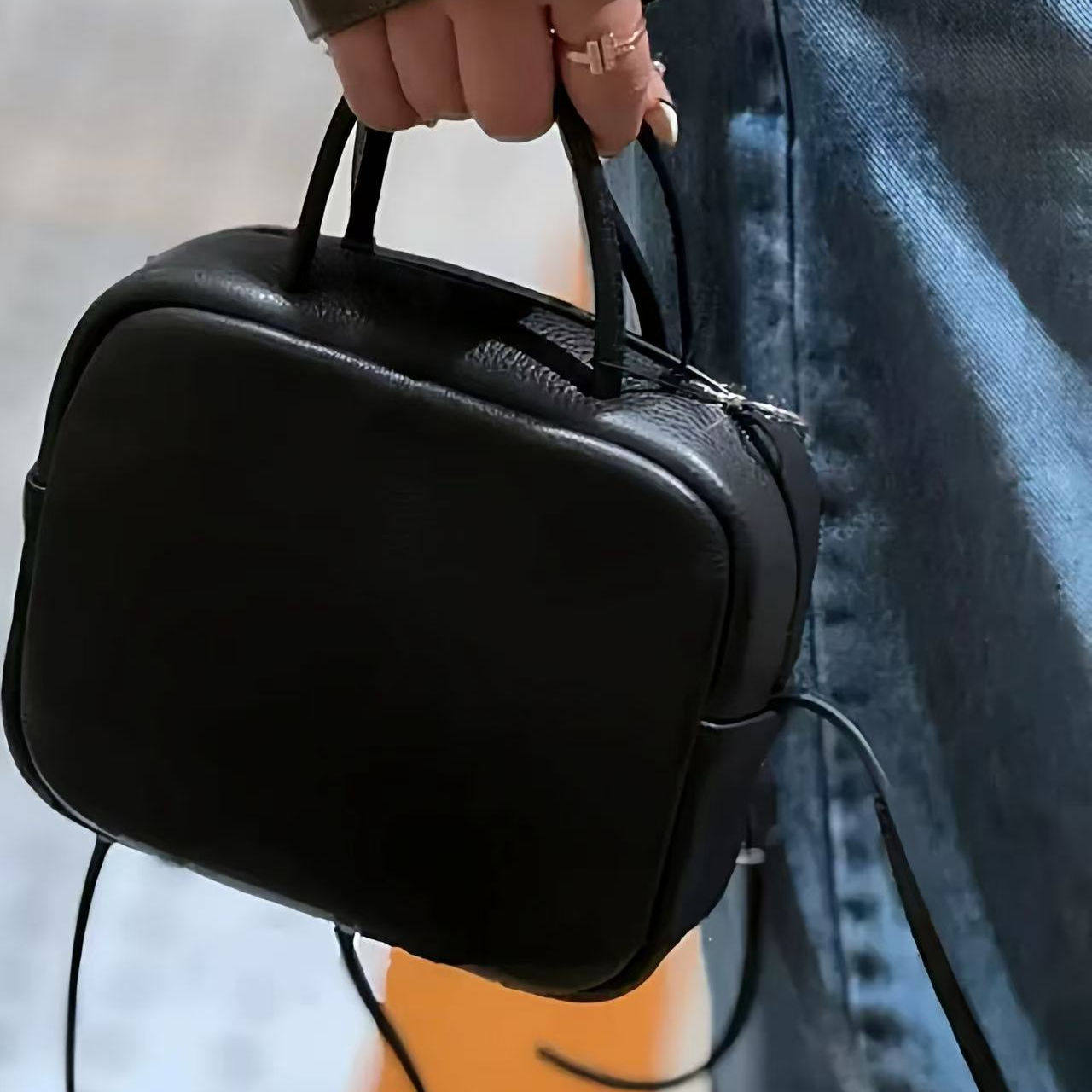 柳丁定制小众aeta方块豆腐包手提牛皮单肩包斜挎包高级感新款质感,淘宝优惠券,粉丝福利购,淘宝优惠卷