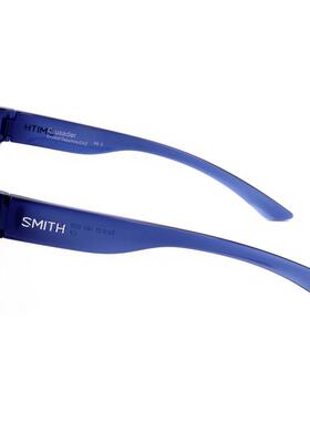 代购Smith男女太阳镜防紫外线多层镀膜清晰视界抗反射蓝色圆形