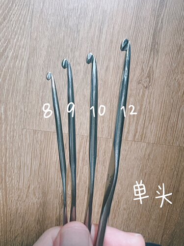 良本手作 潮州可钩牌无柄弧度不锈钢钩针纯手工 - 图0