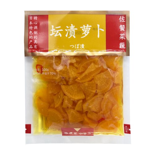 玛雅屋咸菜日式酱菜坛渍萝卜100g酸甜泡菜脆萝卜酸甜配粥小菜下饭 - 图3