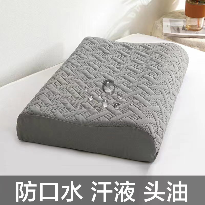 防水防头油汗液乳胶枕套泰国橡胶记忆枕芯枕头套内胆30x35x40x50 - 图2