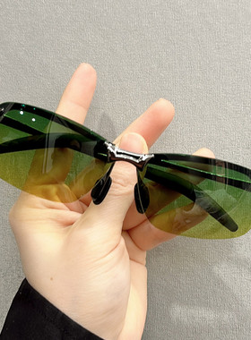 日夜变色墨镜男款2025新款开车钓鱼偏光镜男士跑步运动防晒太阳镜