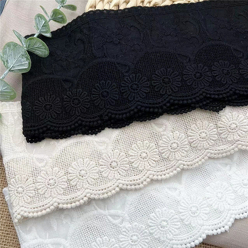 复古风加厚双边立体花朵镂空水溶棉布刺绣花边DIY服装辅料宽10cm,淘宝优惠券,粉丝福利购,淘宝优惠卷