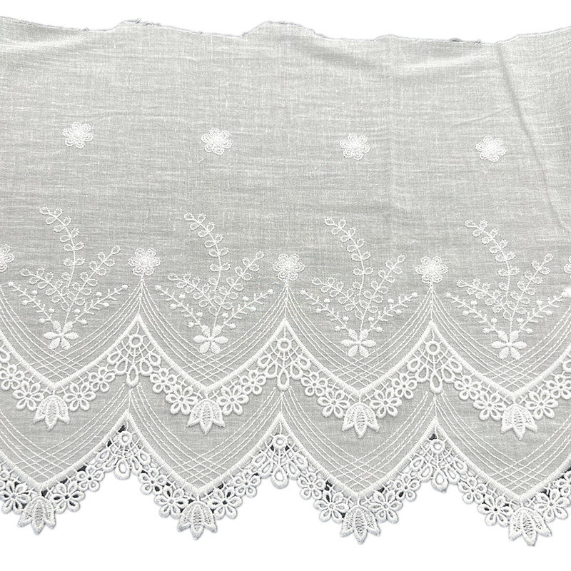 新品双层立体花棉布刺绣花边辅料牛奶丝凸绣服装裙边家纺软饰布艺,淘宝优惠券,粉丝福利购,淘宝优惠卷