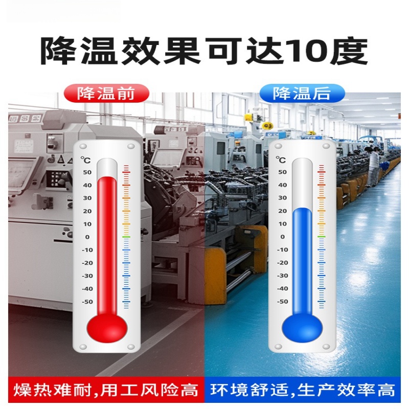 屋顶降温神器房顶雾化加湿自动旋转洒水器喷淋喷头喷水器灌溉系统