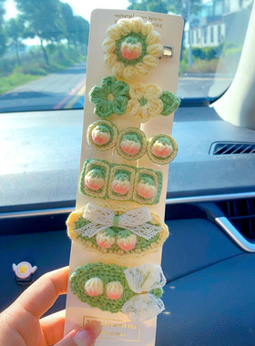 手工编织diy发夹材料包