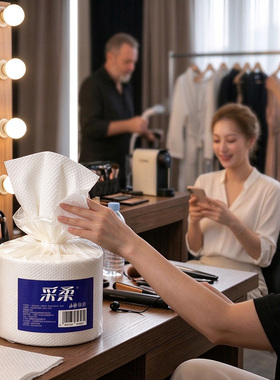 一次性卷筒美容院卸妆棉柔巾