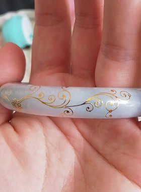 手镯修复贴花玛瑙遮瑕描金贴女手镯贴金银贴花贴纹裂玉器修补防水