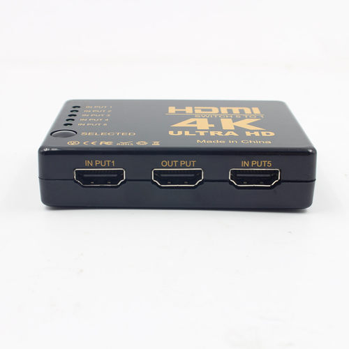 HDMI切换器5进1出4KHDMI分配器4五进一出高清视频3D带遥控切换2K - 图2