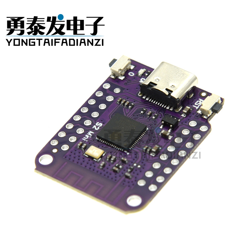 S2 Mini V1.0.0 ESP32-S2 4MB FLASH 2MB PSRAM WIFI开发板 - 图0