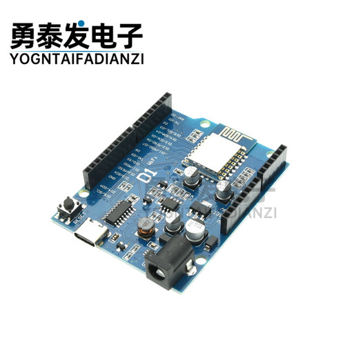 WeMos D1 WiFi UNO R3开发板基于ESP8266 ESP-12E模块TYPE-C接口 - 图1