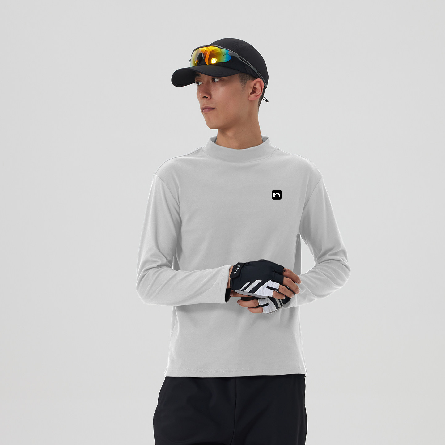 2025新款户外运动T恤男长袖双面德绒打底衫百塔秋冬上衣防静电,淘宝优惠券,粉丝福利购,淘宝优惠卷