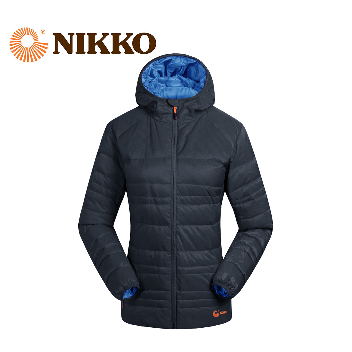 Nikko日高 女白鵝絨羽絨衣戶外保暖羽絨服修身連帽厚外套DJL11288