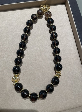 店主推荐茶晶夜曲项链手串手链15-18mm