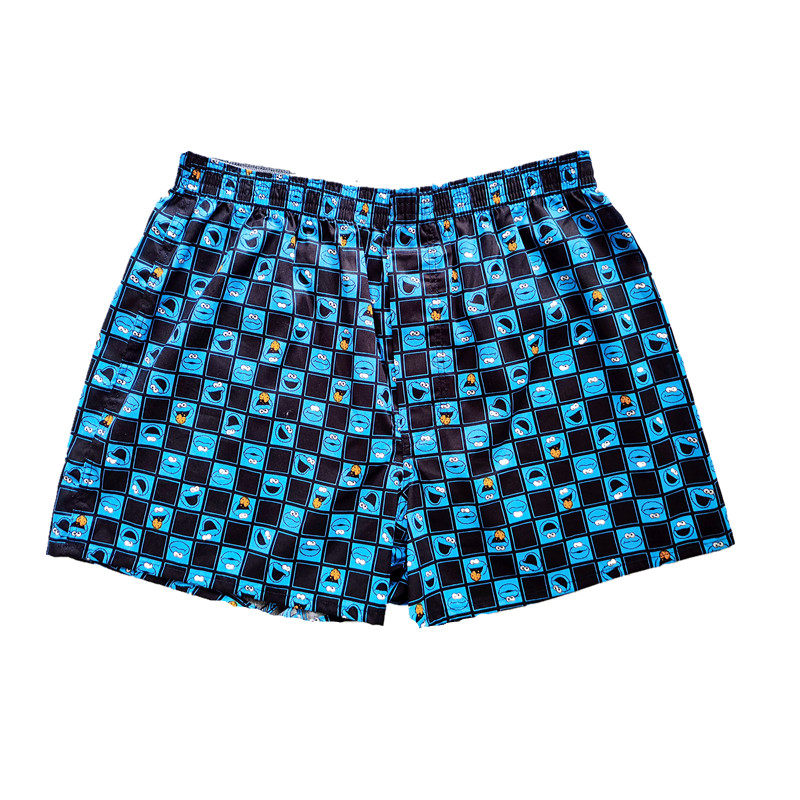 芝麻街甜饼怪seasame男女卡通阿罗裤家居大码内裤短裤睡裤孖烟通,淘宝优惠券,粉丝福利购,淘宝优惠卷