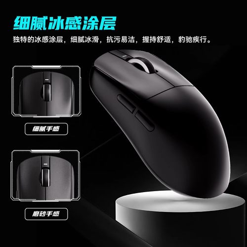 VXE蜻蜓R1鼠标游戏电竞长续航PAW3395无孔轻量化人体工学无线鼠标 - 图2