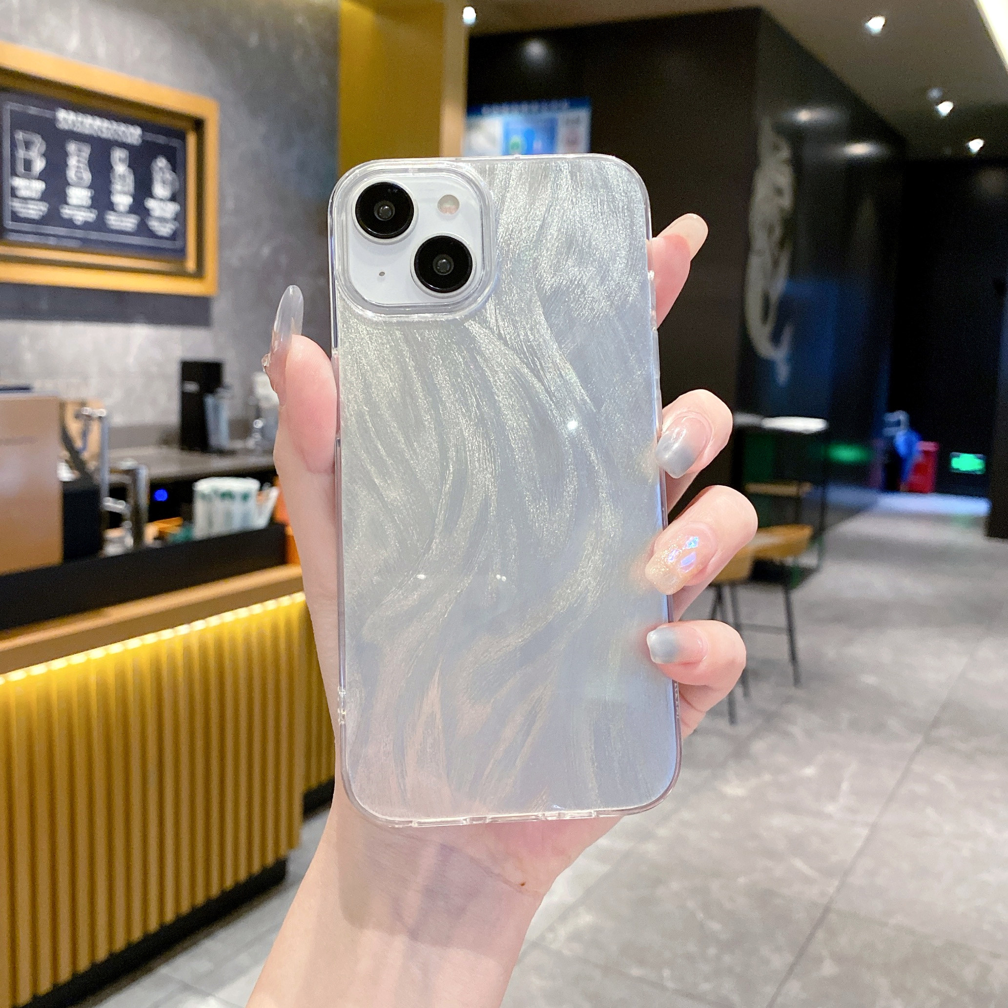 IMD羽纱壳适用iphone16PRO镭射银保护套苹果12/14简约防摔手机壳,淘宝优惠券,粉丝福利购,淘宝优惠卷