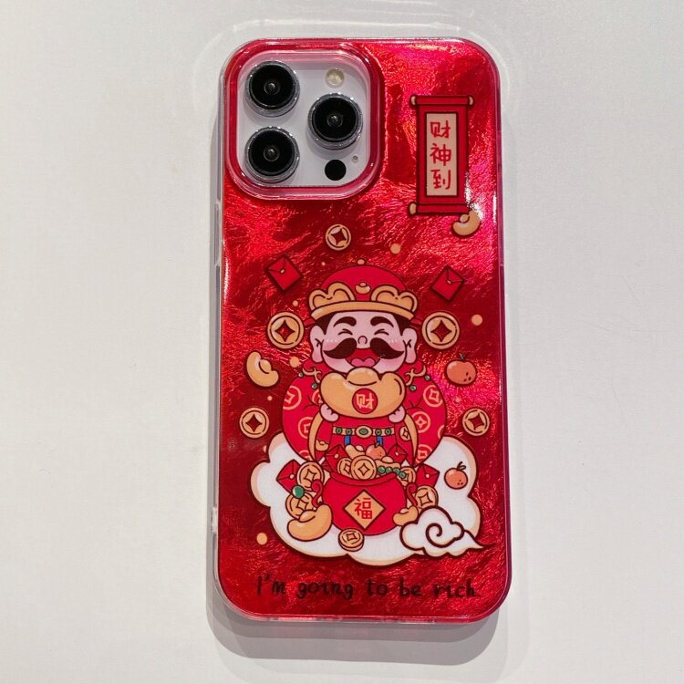 2025新年壳适用VIVOX200PRO蛇年喜庆红色手机壳Y78/S19发财保护套