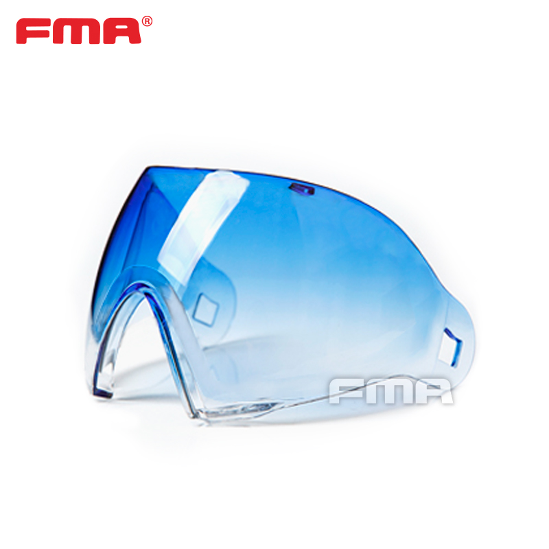 FMA F1全脸防护面罩专用单层镜片替换彩弹Paintball竞技 FM-G0007 - 图2