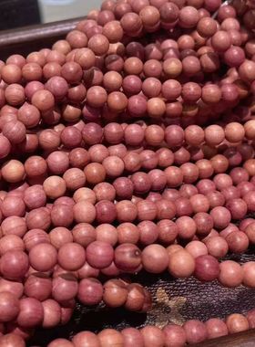 精品血柏木8mm108佛珠多圈手串爆款圆珠长链diy文玩小红书爆款