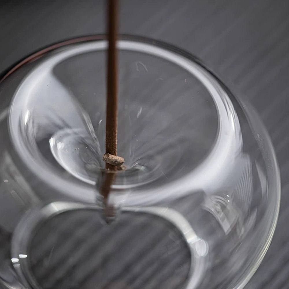 彩色玻璃香插 中式线香香座香托 家用香薰檀香炉禅意茶道点香器,淘宝优惠券,粉丝福利购,淘宝优惠卷