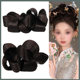 New Chinese style makeup artist special hand curled wig hair bag