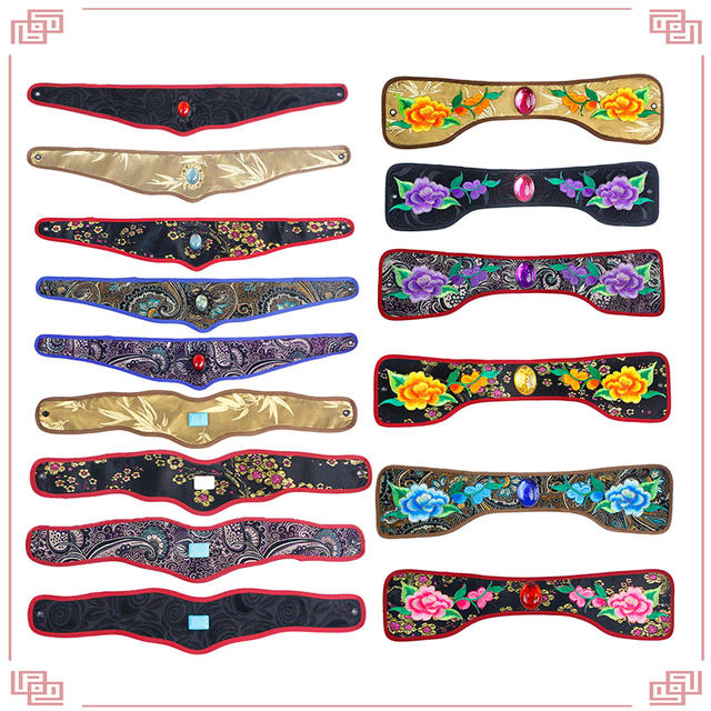 Taijun Ming and Qing noble embroidered grandma Liu wig set