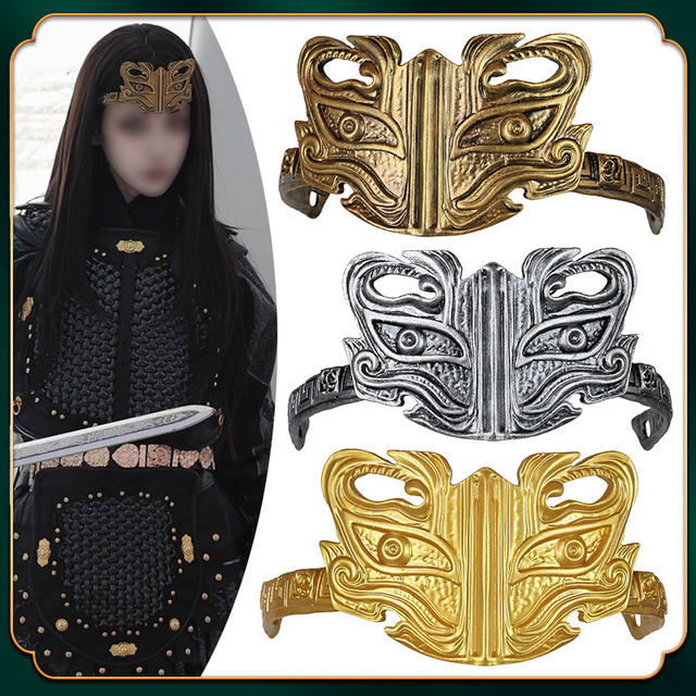 Fengshen Deng Yuchan 3D headdress, forehead ornament, hair ornament, floral pattern