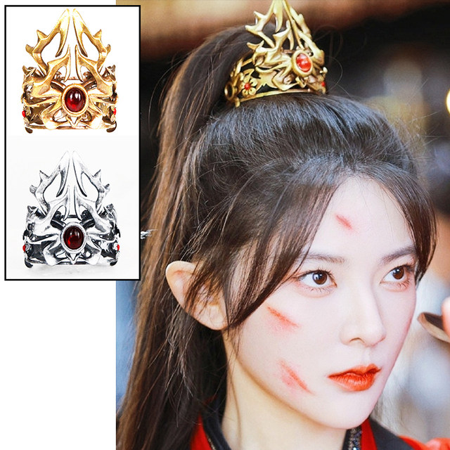 Unisex hair crown Hanfu headwear ancient style