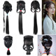 Ancient style Hanfu Ming-made bride's back-pressed wig for newbies lazy all-in-one Tang style Tang style back area hair package