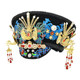 Ancient costume Qing Dynasty harem concubine's flower-shaped hat queen's hat