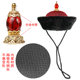 Film and television costume Qing Dynasty men's minister hat official hat warm hat