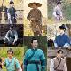 Qin and Han Dynasty bodyguards, servants, common people, costumes, Wei, Jin, Tang and Song dynasties, Han costumes, men's cotton and linen shop waiters and attendants
