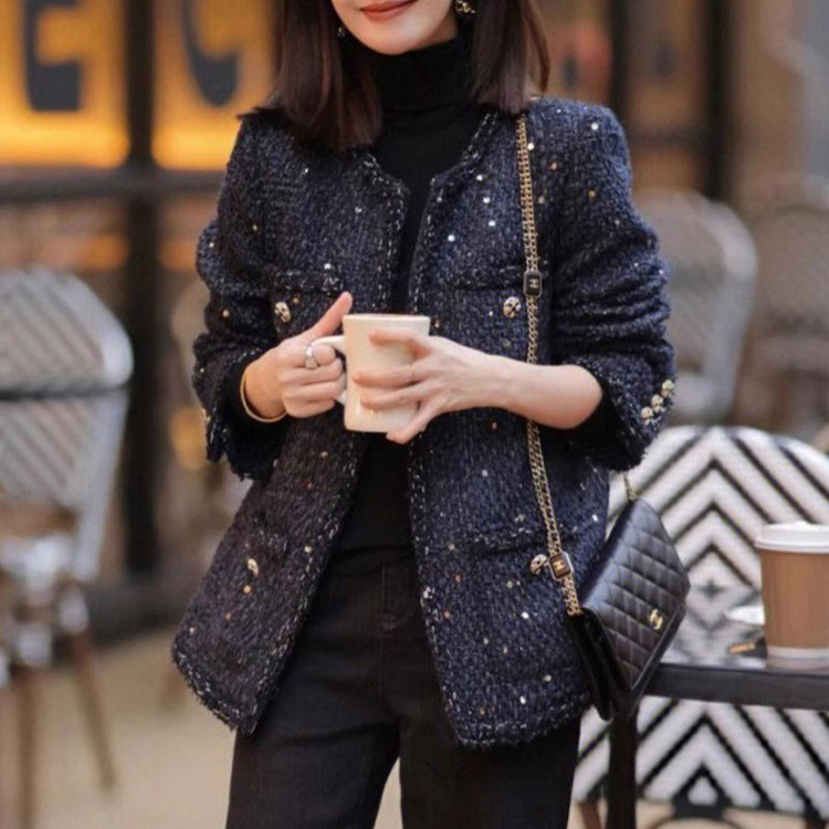 大码女装2025新款夹棉小香风外套女遮肉胖mm显瘦高级感上衣胖妹妹,淘宝优惠券,粉丝福利购,淘宝优惠卷