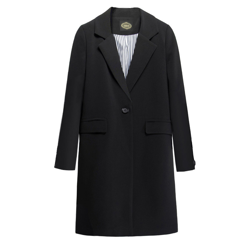 大码西装风衣外套女春秋2025新款胖mm宽松气质休闲职业中长款西服,淘宝优惠券,粉丝福利购,淘宝优惠卷