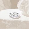 Chao Acer Royal Style Dolphin Back Silver Ring S925 Silver Loach Back Crushed Ice Exploding Women's Ring Shows Big Life as a Gift