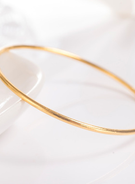 潮宏基珠宝纤丽计价工费黄金手镯