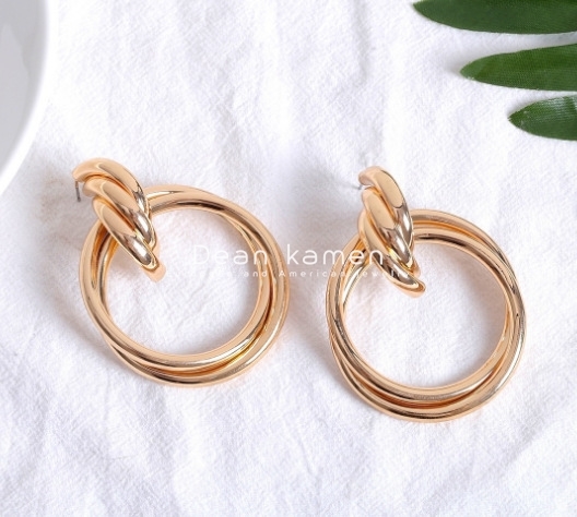 New fashion resin acrylic geometric earrings women女百搭耳环 - 图2