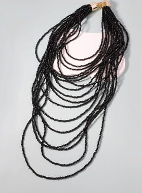 ZA波西米亚风多层叠戴长项链女款