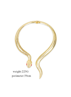 欧美时尚饰品复古夸张金色弹簧